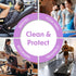 75 Wipex Yoga Mat Cleaner & Fitness Wipes - Natural Lavender & Vinegar Gym Equipment Cleaner - Gym Wipes to Clean Yoga