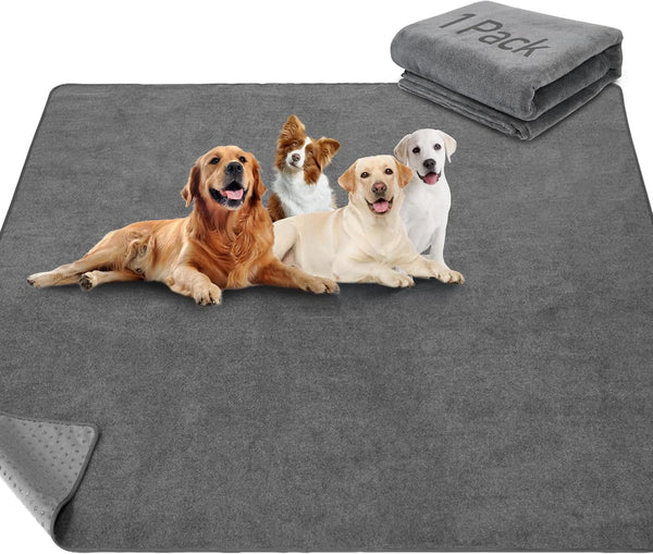 LOOBANI Non-Slip Washable Pee Pad for Dogs, 1 Pack Extra Large Reusable