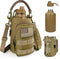 DEFUNX Half Gallon Water Bottle Insulated with Sleeve - Tactical 64 oz