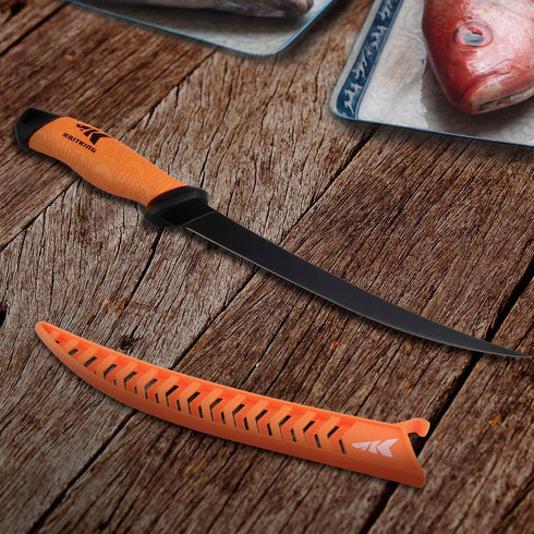 KastKing Speed Demon Pro Fillet Knife - Razor Sharp G4116 German Stainless-Steel Blade with Protective Sheath