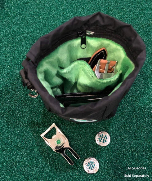 Players Clover Valuables Pouch - Golf Accessories Bag to Safely Store Jewelry and Phone