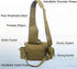 Fishing Tackle Bag, Portable Crossbody Fishing Sling Bag with Waist Strap for Outdoor Fishing Gear Storage