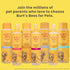 Burt's Bees for Pets Puppies Tearless 2 in 1 Shampoo and Conditioner, Made with Buttermilk and Linseed Oil, 16 Oz, 6