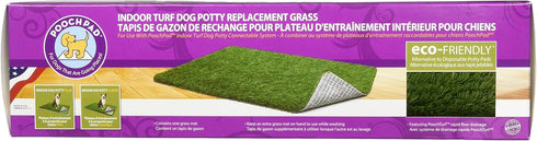 PoochPad (16 24) Artificial Turf for Dogs x Made in USA, Fake Grass Patch for Dogs Potty Urine, Rapid Flow Drainage