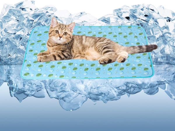 DELIFUR Cat Cooling Mat- Pet Cooling Mat Outdoor for Dogs Self Cooling