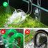 FZONE Aquatic Glass Lily Pipe Outflow with Suctions for Aquarium Plant and Marine Filter, 5/8'' (16/22mm) Tubing