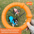 LaRoo Dog Flying Ring Toys, Floating Flying Disc Toys, Summer Pet Training Outdoor Durable Chew Toys for Medium and