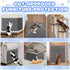 23.6x15.8 Cat Wall Scratcher Mat - Anti Cats Scratch Furniture Protector for Indoor, Trimmable Pad Board