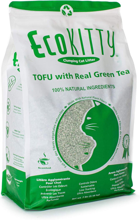 Clumping Cat Litter, Green Tea Tofu