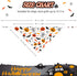 2 Pack Halloween Dog Bandana, Cat Holiday Bibs Scarf Accessories for Small Medium Large Dogs and Cats