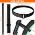 HESTYA 12 Pieces Adjustable Bike Rack Straps, 26 Inches Cinch Straps for Transporting Bicycles