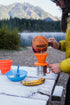 ust Collapsible Flexware Coffee Drip - BPA Free Design for Hiking and Camping, Orange