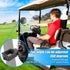 Roykaw Portable USB Powered Golf Cart Fan - Compatible with EZGO Club Car Yamaha Models, 3 Speed & 360° Rotation
