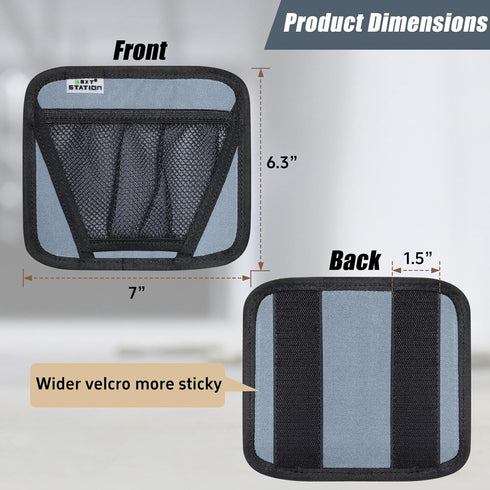 2 Pack NEXT STATION Pistol Holder for Gun Safe,Mesh Pistol Holster with Elastic Retention for Gun Safe Accessories