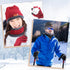 Winter Beanie Hat, Neck Warmer, Touchscreen Gloves Set, Fleece Knitted Caps, Circle Loop Scarf for Men Women