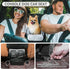 9 lbs PETSFIT Center Console Dog Car Seat, Portable Pet Car Seat with Safe Protective Hooks, Luxury Dog Car Seats