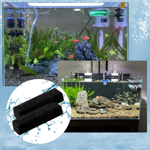 6PCS Filter Pads for Aqueon, Carbon Reducer Sponge Replacement Filter Cartridges for Quietflow LED PRO