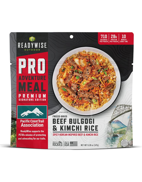 ReadyWise Outdoor Pro Adventure Meal - Beef Bulgogi & Kimchi Rice, 2