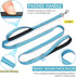 BAAPET Two Handle Dog Leash (1.0'' x 5 FT, Blue) - Dual Soft Padded Handles with Traffic Control for Small to Large Dogs