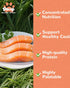 Omega-3 3.8 oz PAWUP Freeze Dried Salmon Dog Treats, Single Ingredient Salmon Treats for Dogs, Dog Food Topper, Rich