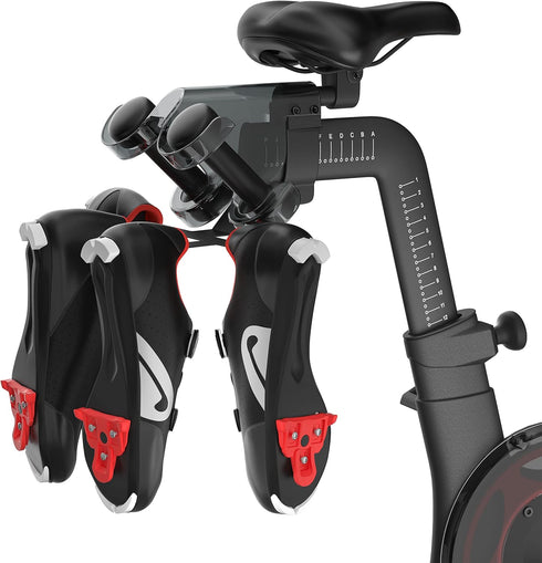 Shoe Hanger for Peloton Bike Plus, Plastic Weight Rack, Metal Shoes Holder for Bike+, Fits 2 Pairs of Shoes