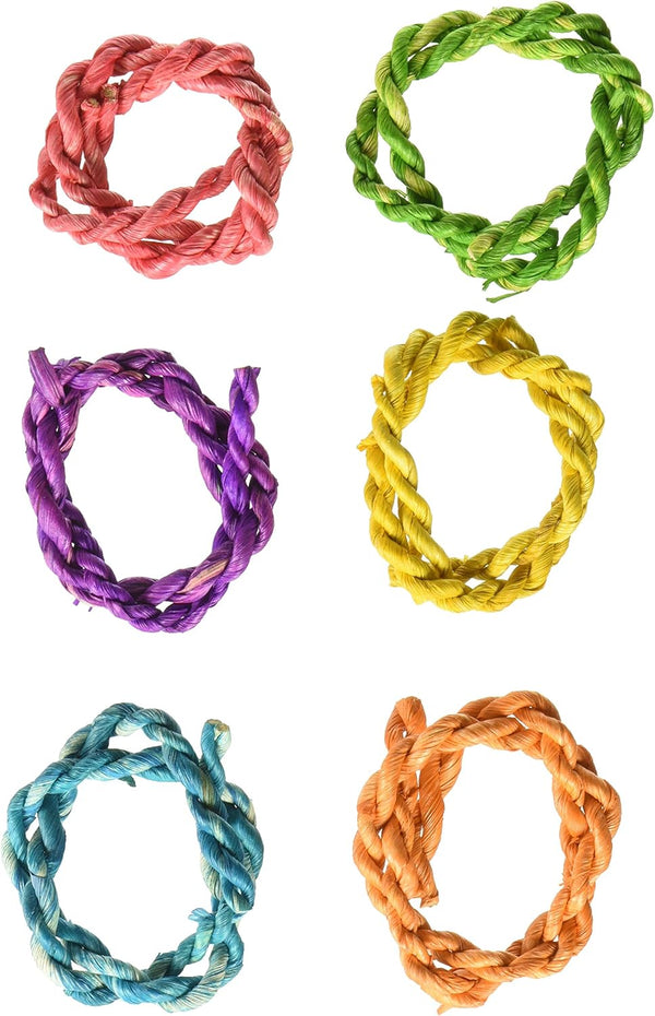 Ware Carnival Crops Chew Rings Small Animal Toys, Pack of 6 Toys, Large