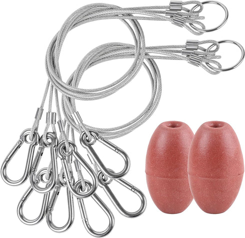 4 Arm Crab Trap Harness with Durable Nylon/Heavy Duty Metal Hooks for
