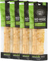 Earth Animal No Hide Strips, Pork Flavored Natural Treats, Quick & Thin Dog Chews, 4 Pack, 16 Count