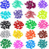 VICTHY 100pcs Cat Nail Caps, Cat Claw Covers with Adhesive Glue and Applicators (S)