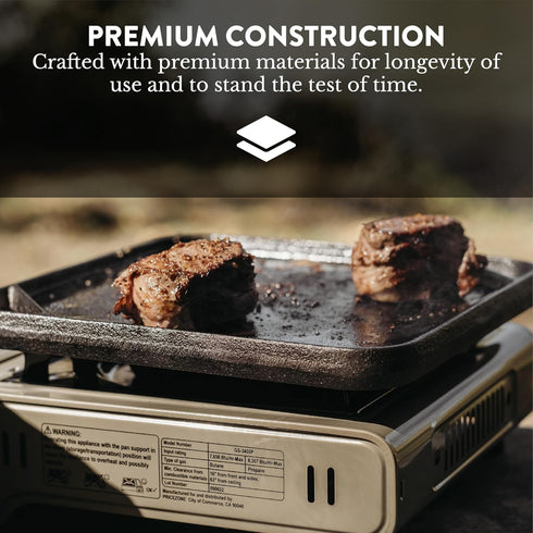Gas One GS-3400P Propane or Butane Stove, Dual Fuel Portable Camping Stove with Carrying Case