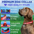 TECEUM Reflective Pet Collar - Red, XS Service Dog Collar with Extra Soft Padding, Quick Release Buckle