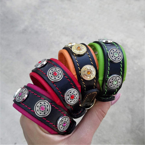 Bestia Bijou Genuine Leather Puppy Collar