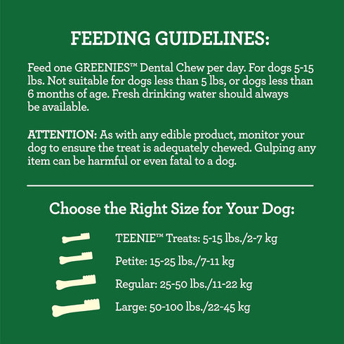 Greenies Aging Care Large Natural Dental Care Dog Treats, 27 oz. Pack (17 Treats)