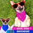 100 Pets(31.5 21.65 21.65 Inch) Kacctyen Pieces Dog Bandanas Bulk Plain Blank Heat Transfer Triangle Dog Bibs Washable