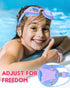 Kids Swim Goggles, Anti-Fog UV Protection Pool Goggles for Boys and Girls, Ages 6-14