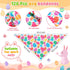 120 Youyole Pcs Dog Bandana Bulks Bunny Dog Bandanas Rabbit Egg Pet Scarf Soft Cat Triangle Scarfs Pet Bandana Bibs