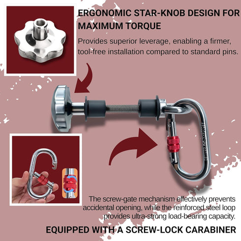 GUEMORVE 2PCS 2x2 3x3 (1/2" 1" Stainless Steel Power Rack Attachments Universal Fit for & Frames & Holes) Zero-Wobble