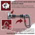 GUEMORVE 2PCS 2x2 3x3 (1/2" 1" Stainless Steel Power Rack Attachments Universal Fit for & Frames & Holes) Zero-Wobble