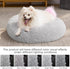 MIXJOY Ultra Soft Orthopedic Dog Bed, Washable Donut Cuddler Cushion Bed for Dogs and Cats (20''/23''/30'', Grey)