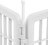 IRIS USA Dog Playpen Add-On Panels | 2-Panel 24" Pet Playpen | Foldable, Customizable, White