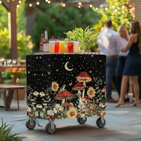 80-100 Cooler Covers Heavy Duty Waterproof Insulated Ice Chest Covers Fits for Most Quart Rolling Cooler Cart