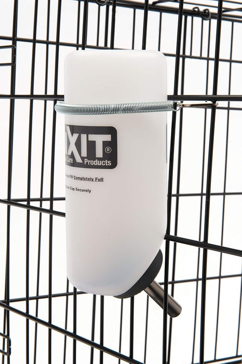 Lixit Wide Mouth Water Bottles for Dogs - 16oz Small Dog, White