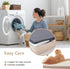 Memory Foam Large Dog Bed, Orthopedic Crate Bed with Cooling Gel Foam, Waterproof Liner, Washable Cover, Beige