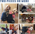 Small Dog Hoodie Clothes - Cute Stripe Shirts Denim Jumpsuit One-Piece Outfit for Small Medium Dogs Cats (Blue, XL)