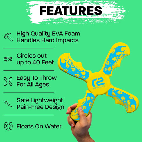 Summer Summer 8-12 6 7 8 9 10+ Kids Beach Toys & Beach Games - Ultimate Beach Boomerangs for Play - Fun Outdoor Toy