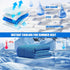 4 Pack (40"x12"), Leuceiy Cooling Towels Cooling Towels for Neck and Face, Gym Towel for Working Out, Soft Breathable
