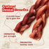 Natural Farm Odor-Free Braided Bully Sticks (6 Inch, 5 Pack) - 100% Grass-Fed Beef, Grain-Free, Best Dental Treats