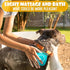 Dog Bath Brush With Soap Dispenser, Silicone Scrubber for Bath Dogs, Exfoliating Shampoo Massage Brush