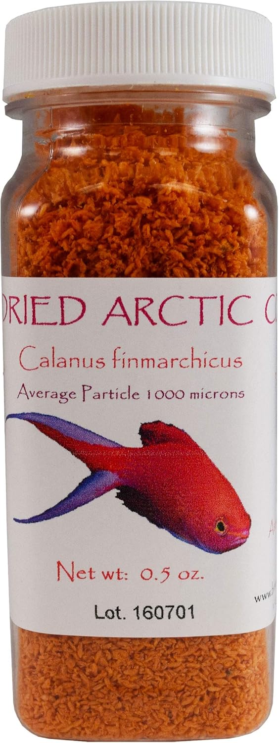 Brine Shrimp Direct Freeze Dried Arctic Copepods (Calanus), 0.5 oz