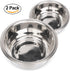 Neater Pet Brands 2.2 Cup Stainless Steel Dog Bowls, Set of 2 Neater Feeder Replacement Bowls for Small Dogs